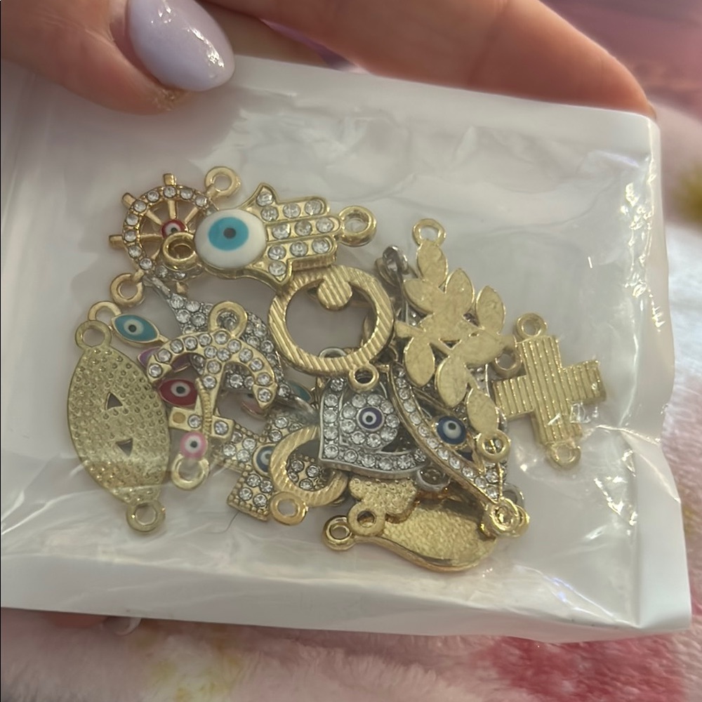 Gold and Silver Charm Set